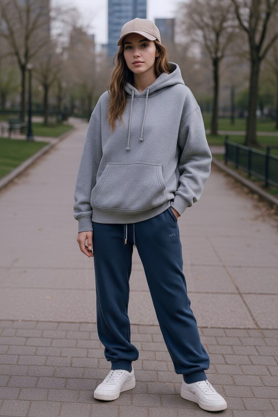 NWOT DKNY Women's Fleece Sweatpants Lounge Blue S